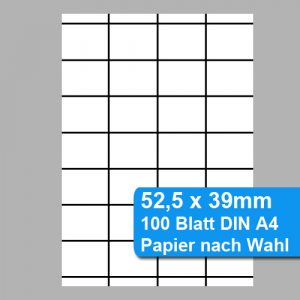 Regaletiketten 52,5 x 39mm