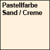 Pastellfarbe Sand bzw. Creme